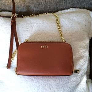 DNKY Felicia Double Zip Crossbody